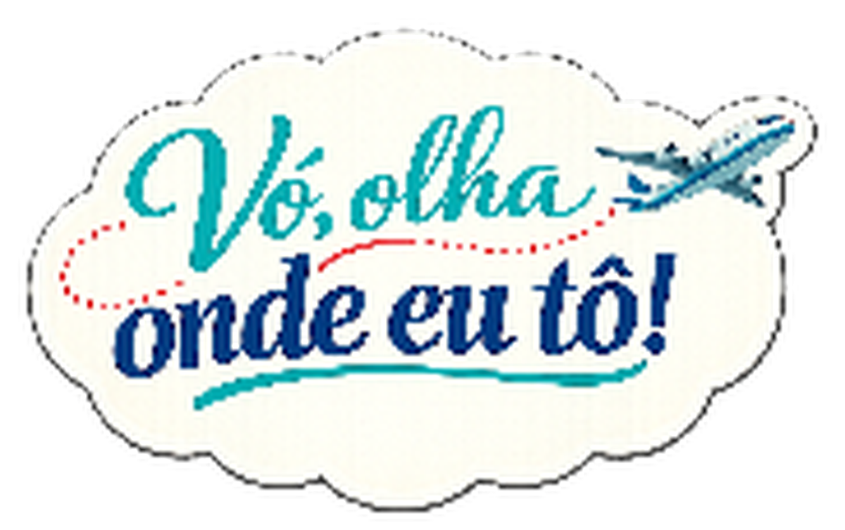 Vó, olha onde eu tô!